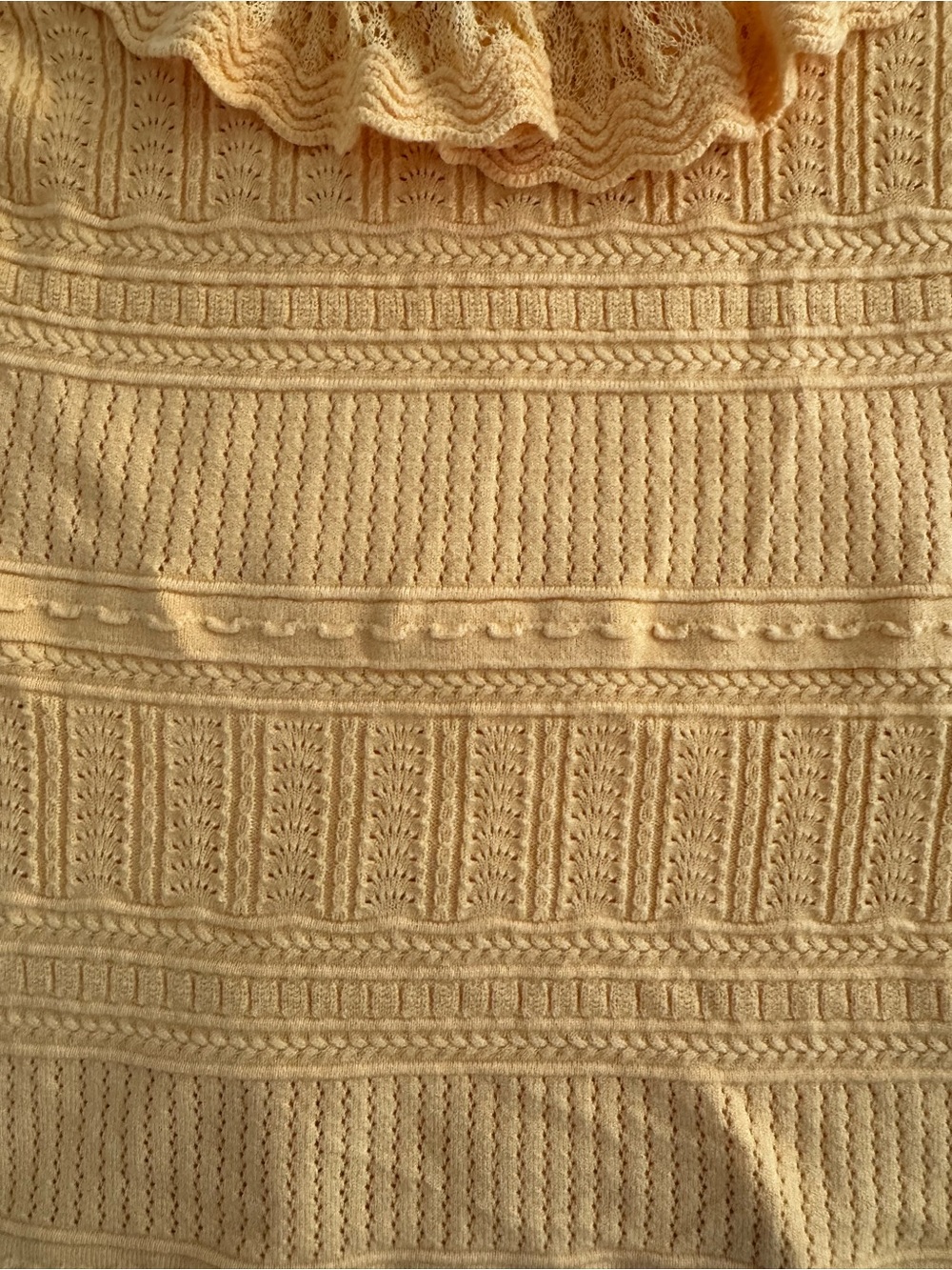 Sezane Lina Ruffled Knit Tank Top - Picture 5 of 5